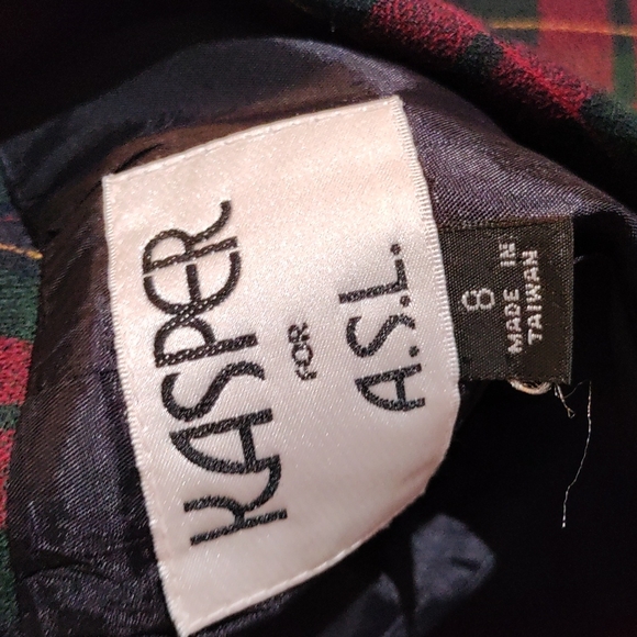 Vintage 80's Kasper for A.S.L 2 Pc suit. Size 8 - Picture 7 of 14